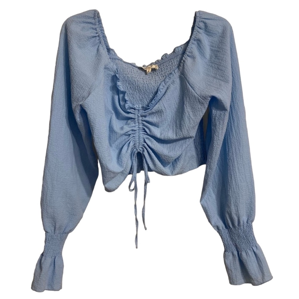 Long sleeve crop top
